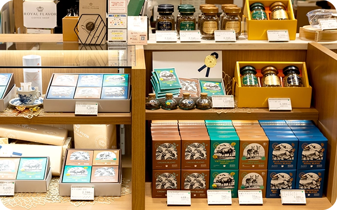 SUSTAINABLE COFFEE SHOP | ROYAL FLAVOR
